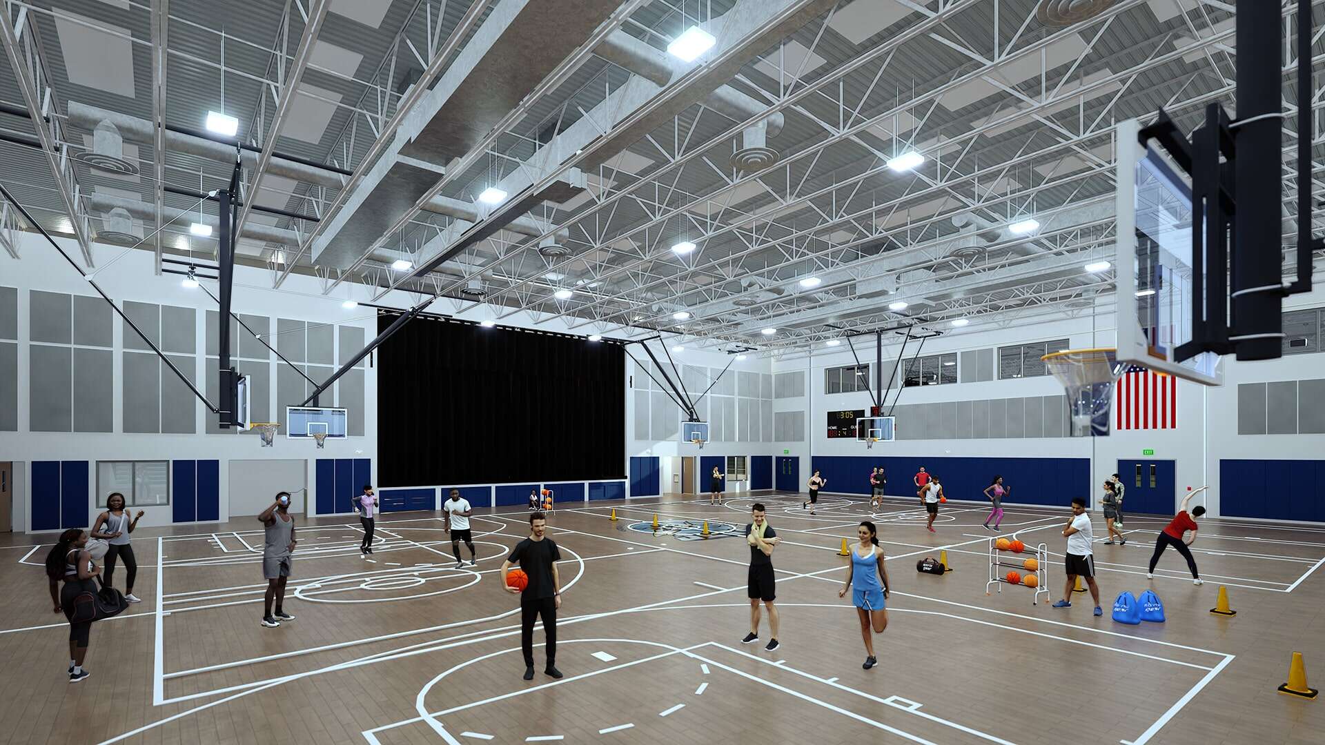PQH Education K12 JCA GymInterior