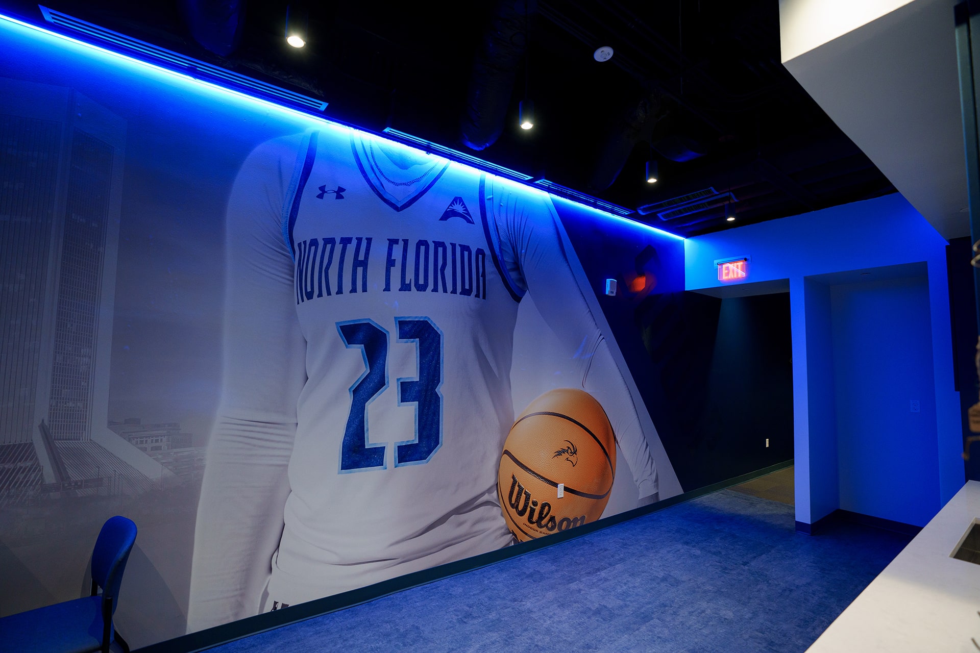 PQH HigherEducation Recreation UNFArenaLocker Women sBasketballLounge