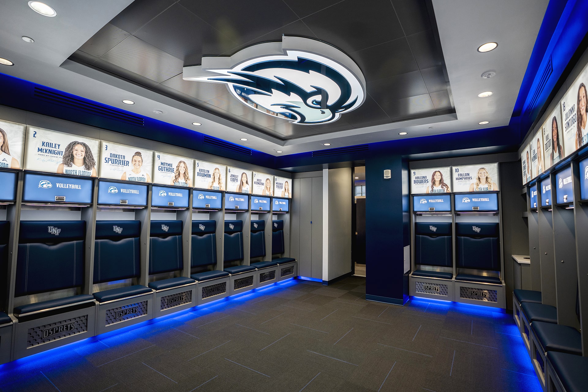 PQH HigherEducation Recreation UNFArenaLocker Women sVolleyballLockers