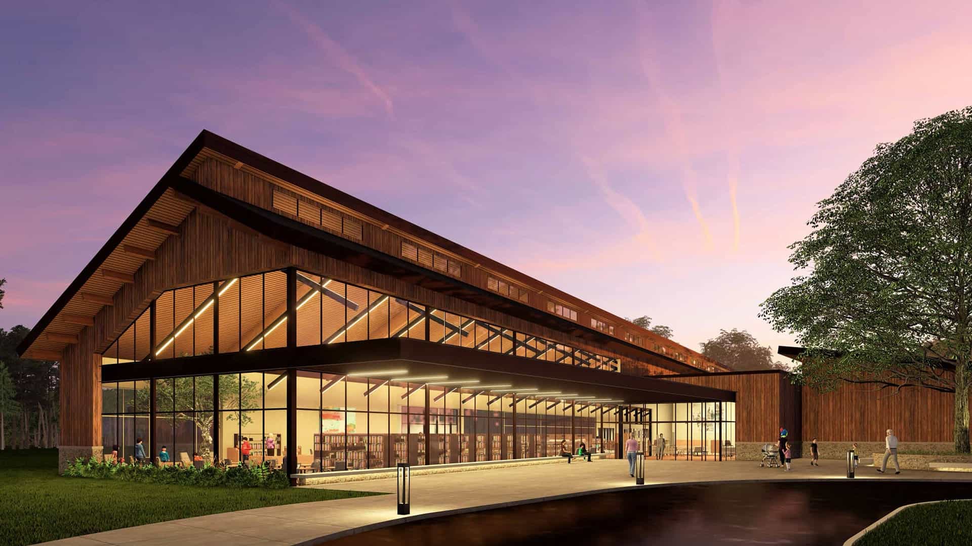 Pqh public civic newberlinlibrary exterior