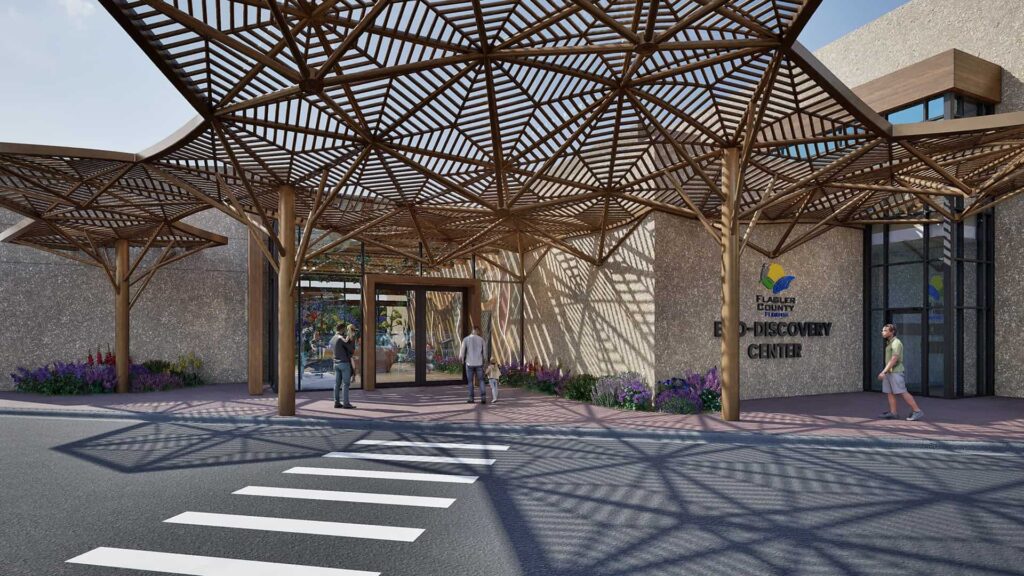 PQH Public Municipal FlaglerECODiscoveryCenter MainEntrance(1) CanopyView